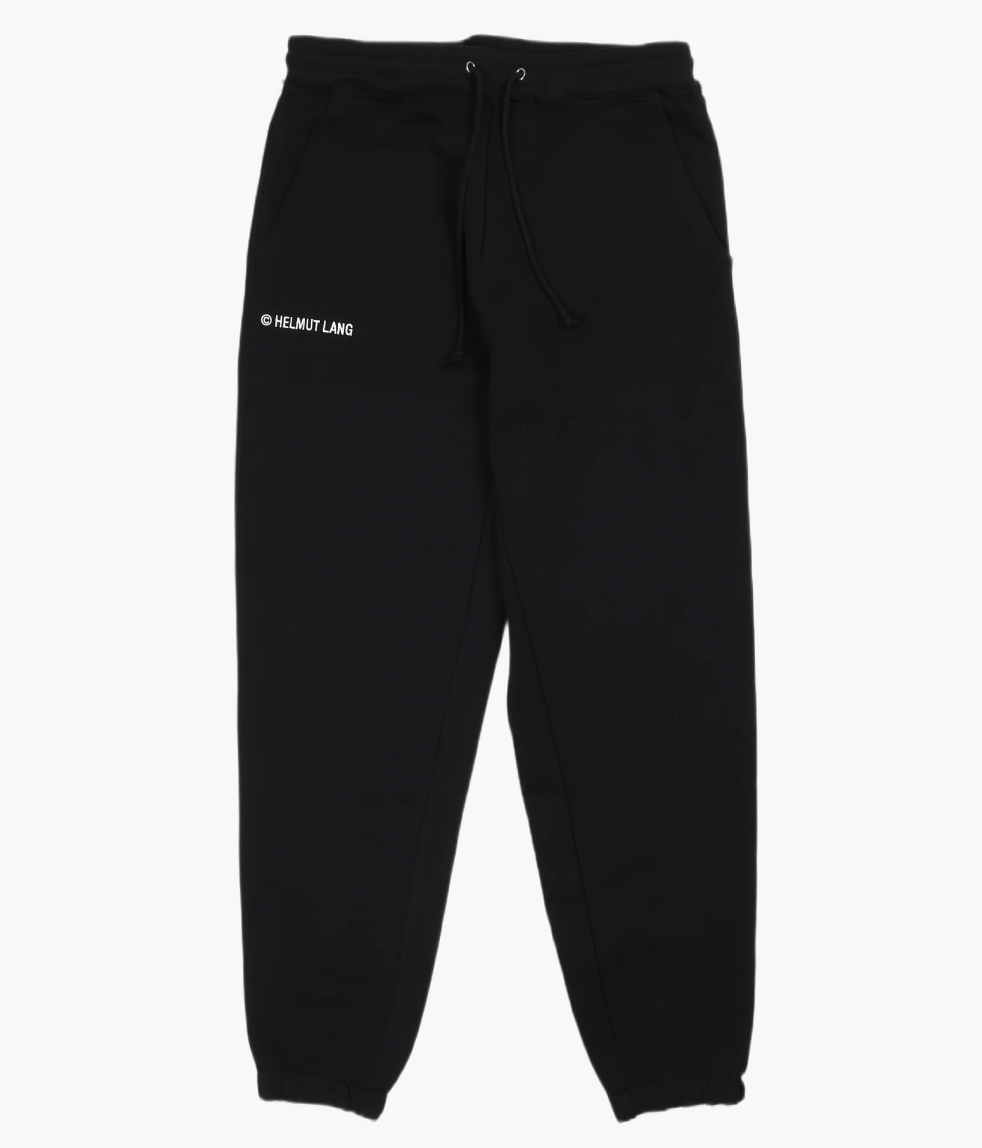 Helmut Lang Trapunto Jogger Black