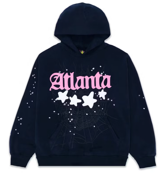 Sp5der Atlanta Hoodie Navy