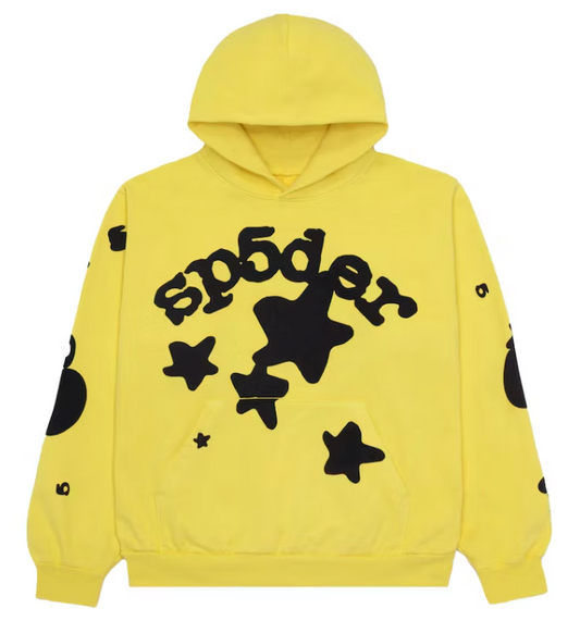 Sp5der Beluga Hoodie Gold