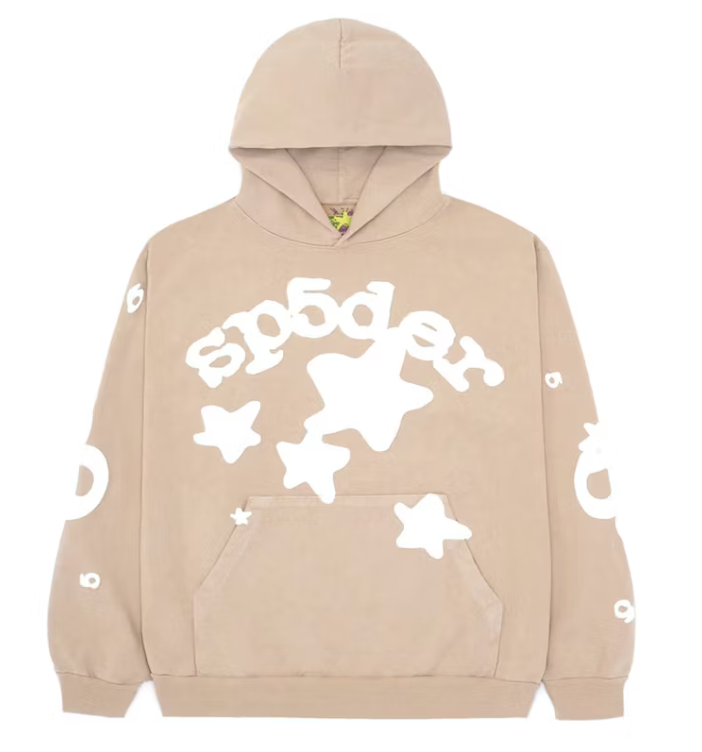 Sp5der Beluga Hoodie Sand