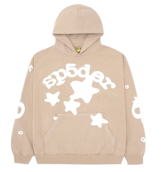 Sp5der Beluga Hoodie Sand