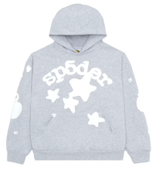 Sp5der Beluga Hoodie Heather Grey