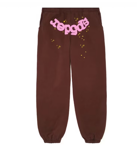 Sp5der Classic Sweatpant Brown