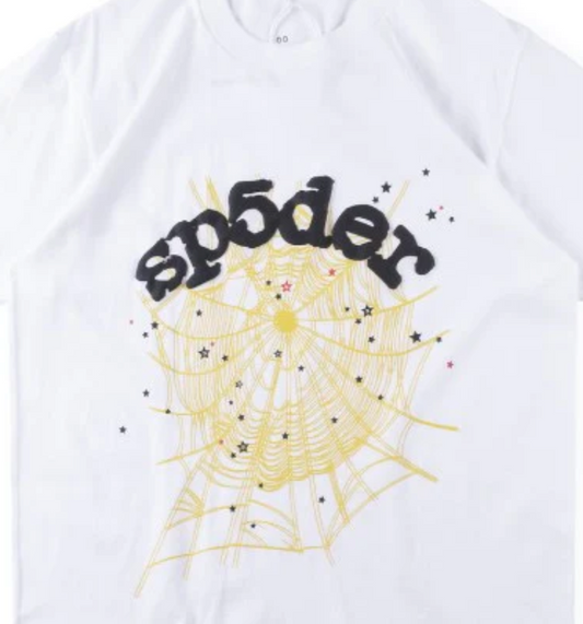 Sp5der Websuit T-Shirt White/Neon