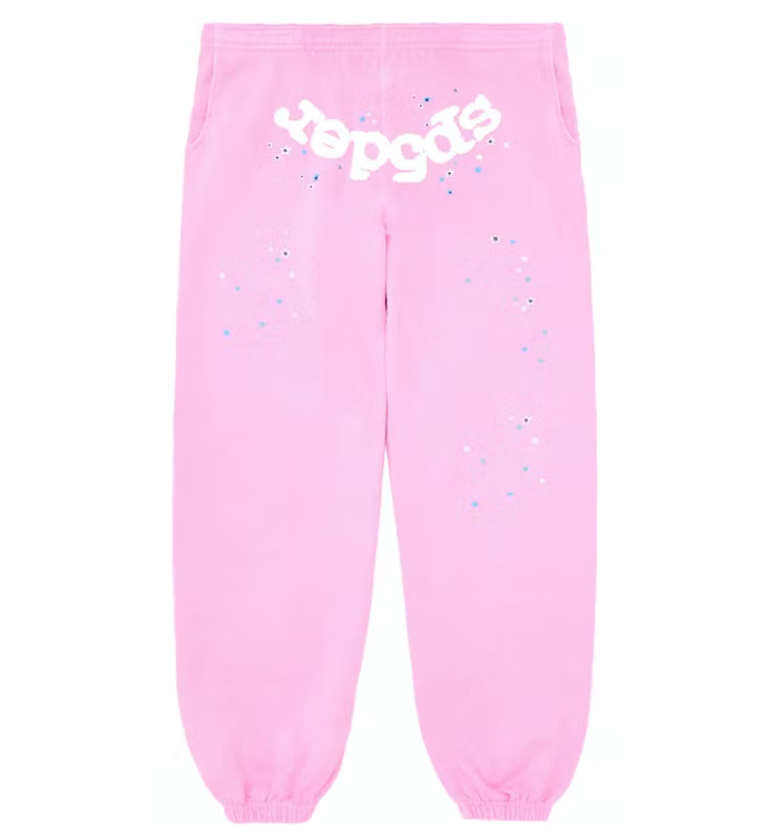 Sp5der OG Web Sweatpants Pink