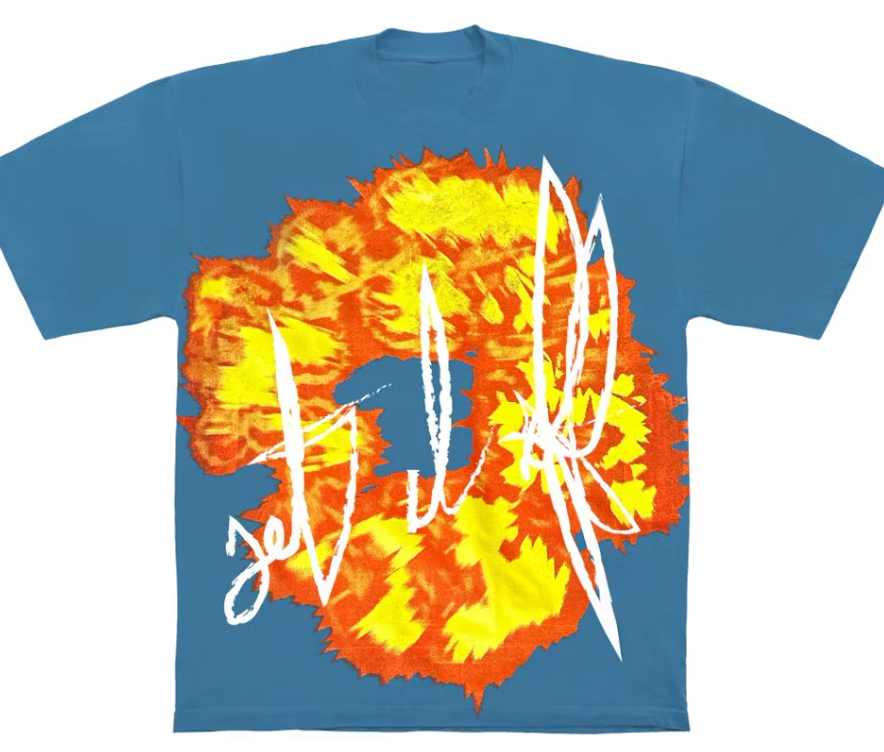 Denim Tears X Offset  Set It Off #1 T-Shirt Blue