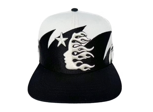 Hellstar Shark Teeth Snapback Off White/Black