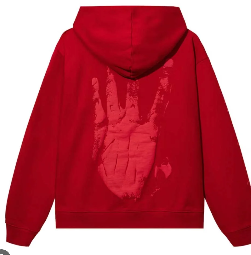 Revenge XXXTentacion Kill Outline Hoodie Red/Red