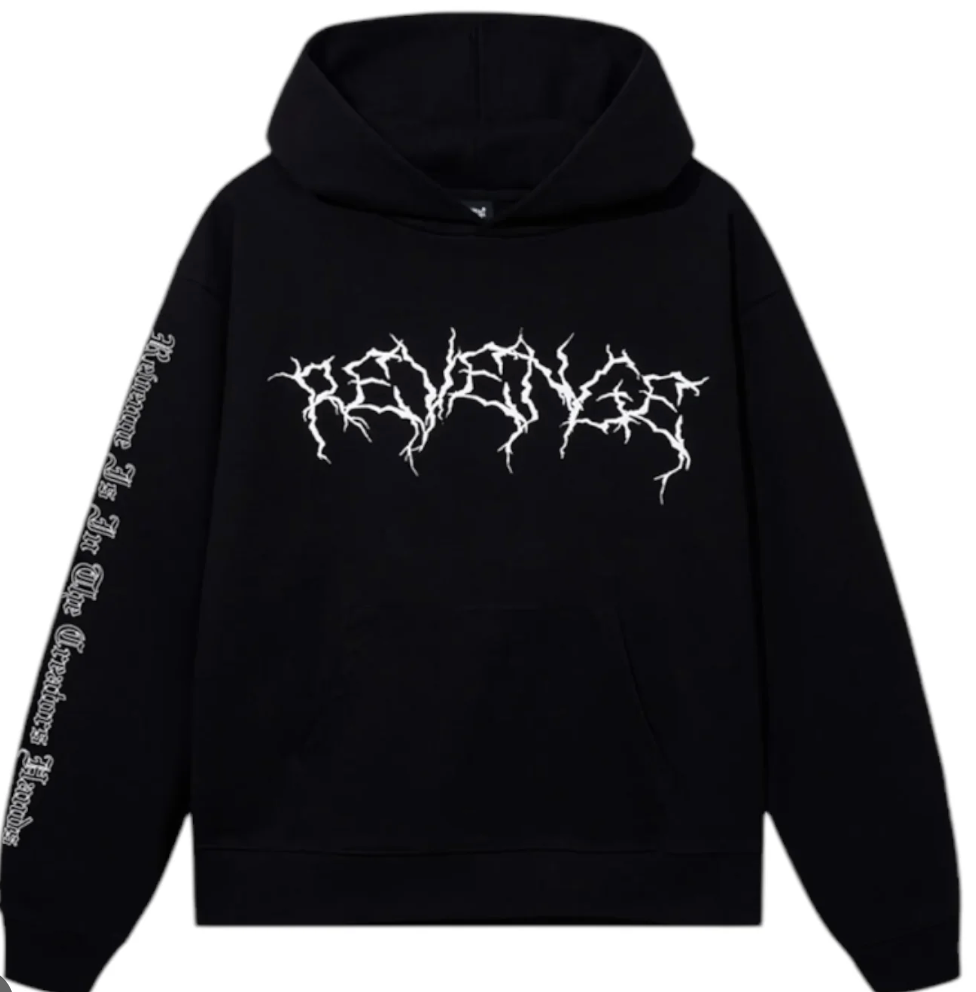 Revenge XXXTentacion Lightning Hoodie Black/White