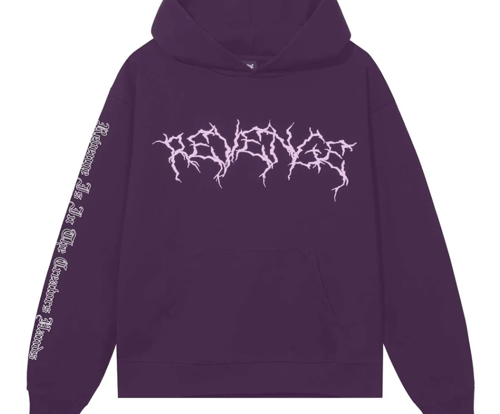 Revenge XXXTentacion Lightning Hoodie Purple