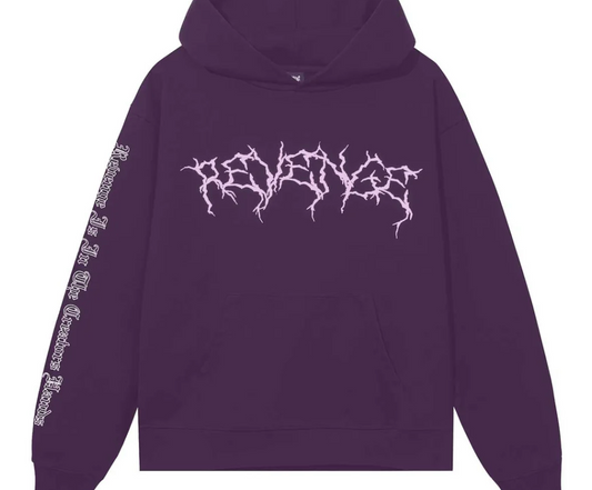 Revenge XXXTentacion Lightning Hoodie Purple