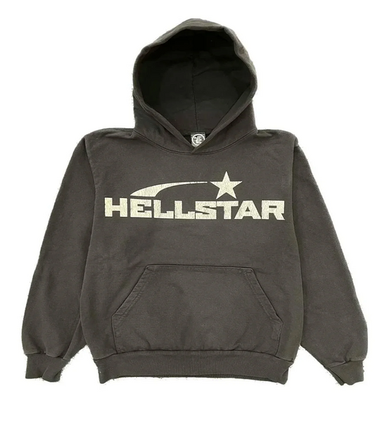 Hellstar Studios Basic Hoodie Washed Black