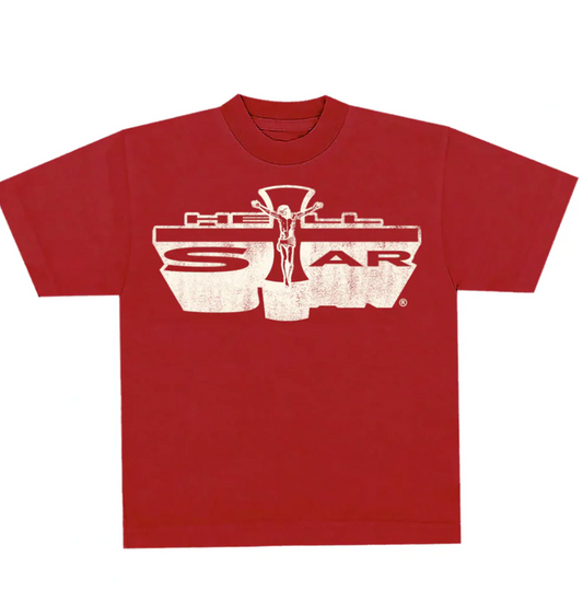 HellStar Studios Jesus Emblem Tee Red