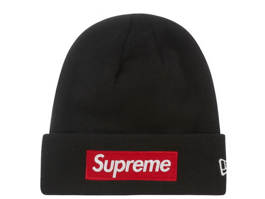 Supreme New Era Box Logo Beanie (FW22) Black