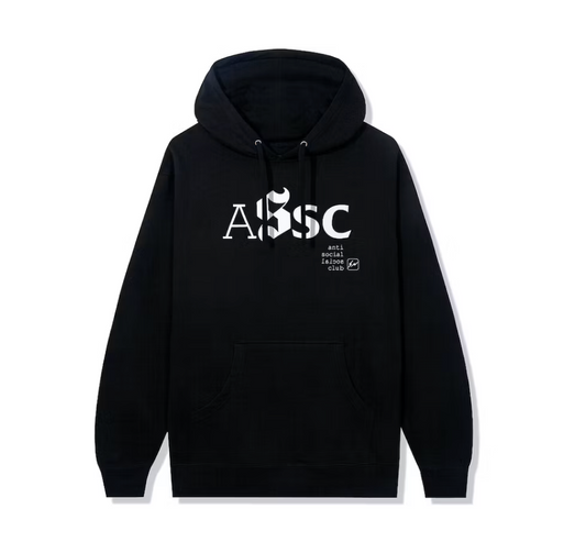 Anti Social Social Club x Fragment Type A Hoodie (FW22) Black