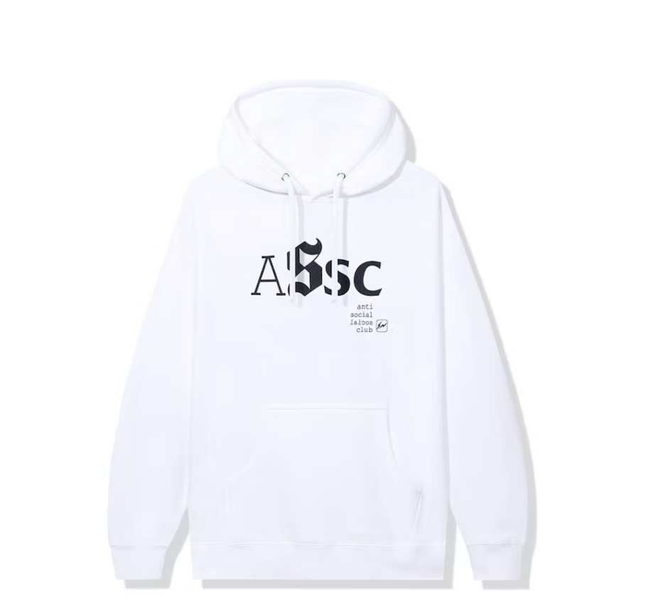 Anti Social Social Club x Fragment Type A Hoodie (FW22) White