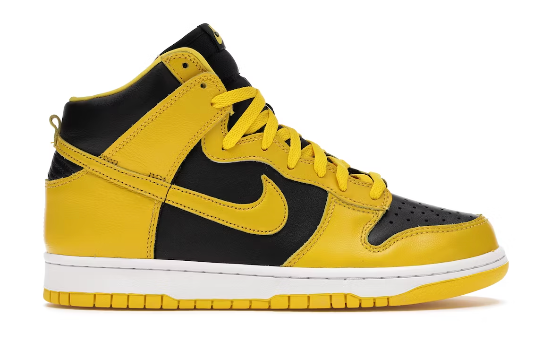 Nike Dunk High Black Varsity Maize