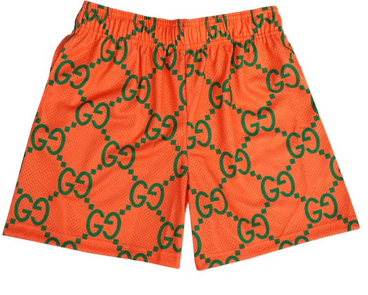 Bravest Studios Gucci Shorts Orange/Green