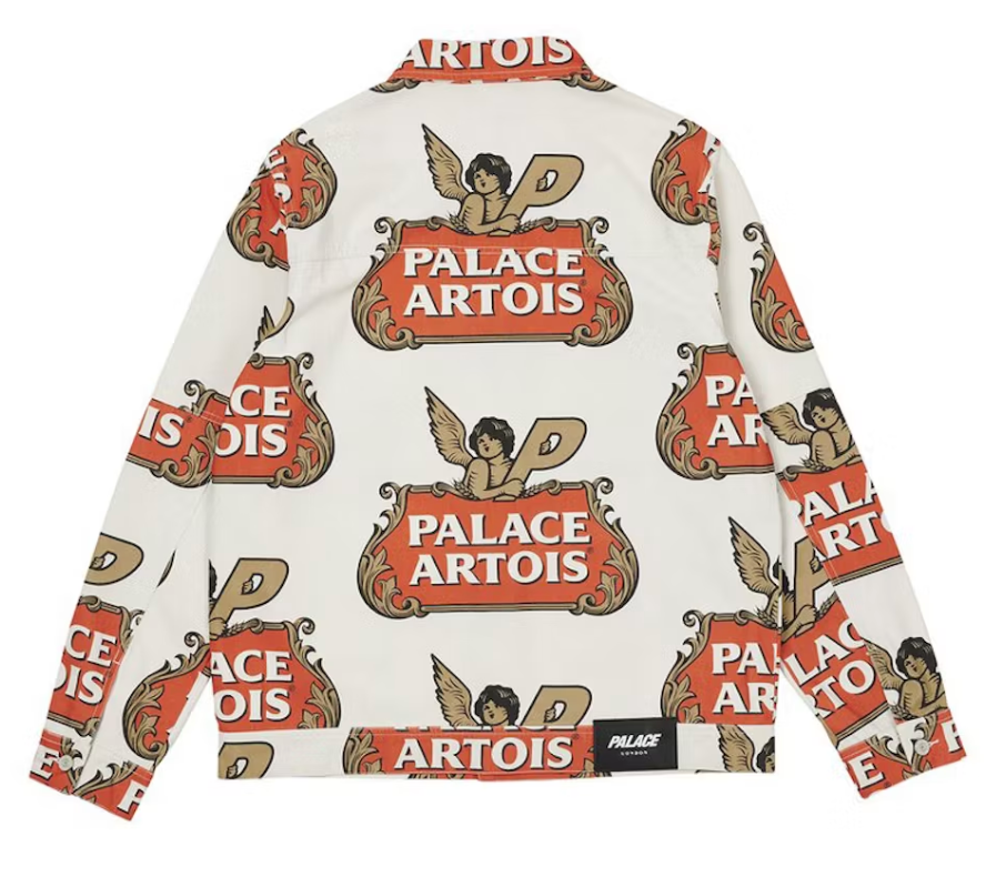 Palace Stella Artois Chore Jacket White/Red/Gold