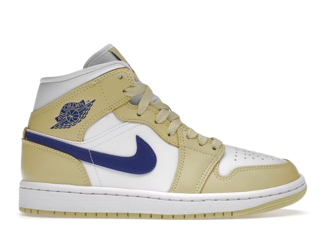 Jordan 1 Mid Lemon Wash Lapis (Women's)