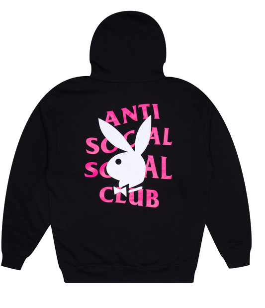 Anti Social Social Club x Playboy Remix Hoodie Black