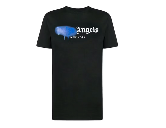 Palm Angels New York Sprayed Logo T-Shirt Black