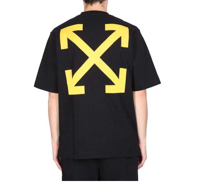 OFF-WHITE Arrow Carav Mercy Skat S/S Tee Black/White