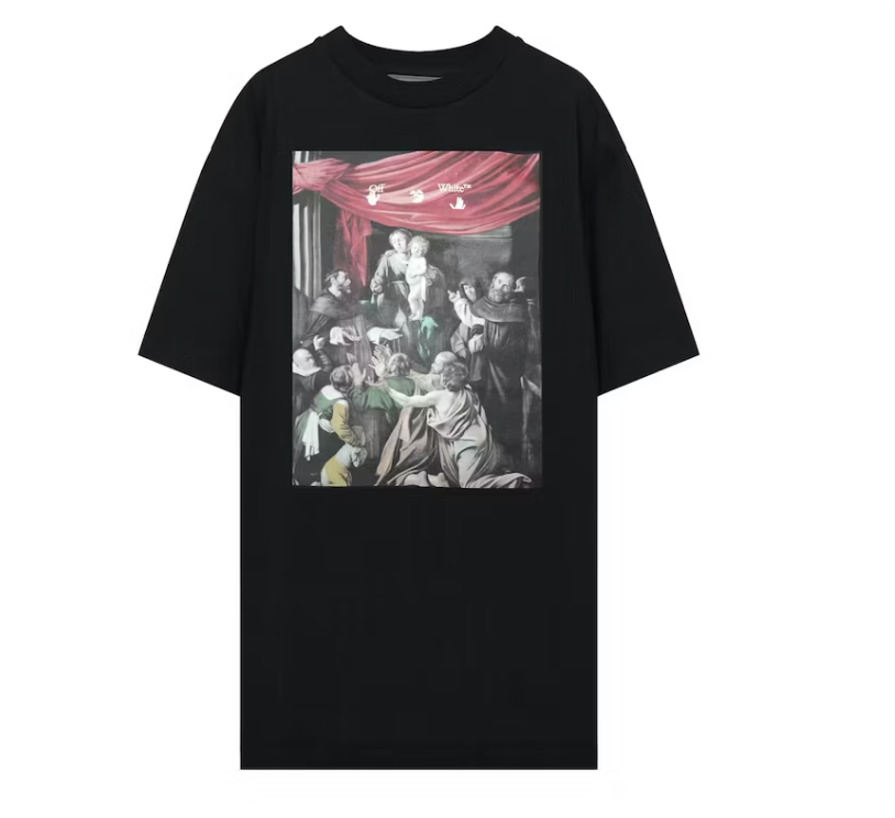 OFF-WHITE Caravaggio Painting T-shirt Black