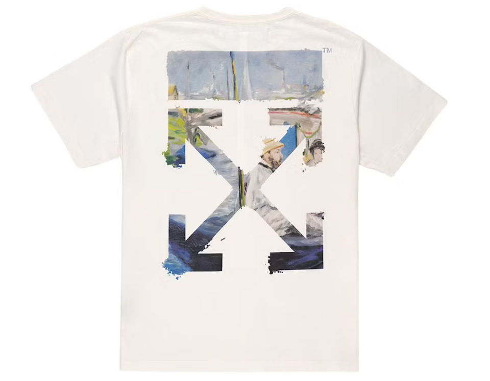 OFF-WHITE Oversized Diag Arrows T-shirt White/Multicolor