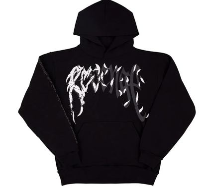 Revenge x Juice Wrld 999 Dove Hoodie Black