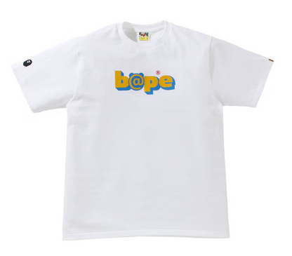 BAPE x Bearbrick Camo Bear Tee White