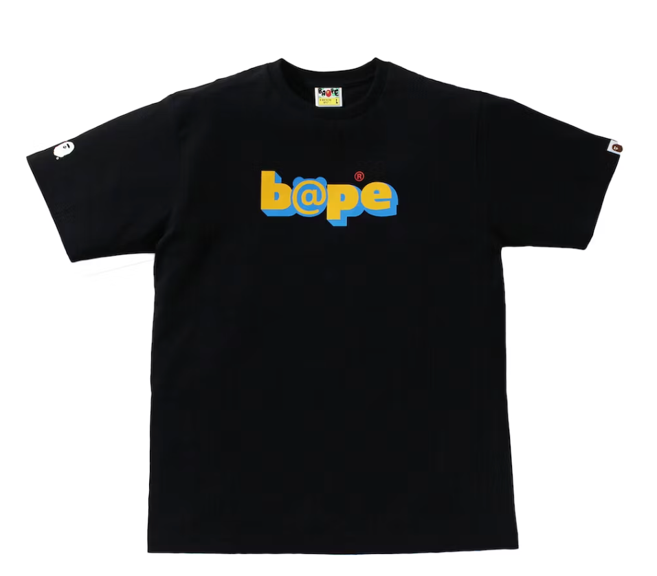 BAPE x Bearbrick Camo Bear Tee Black