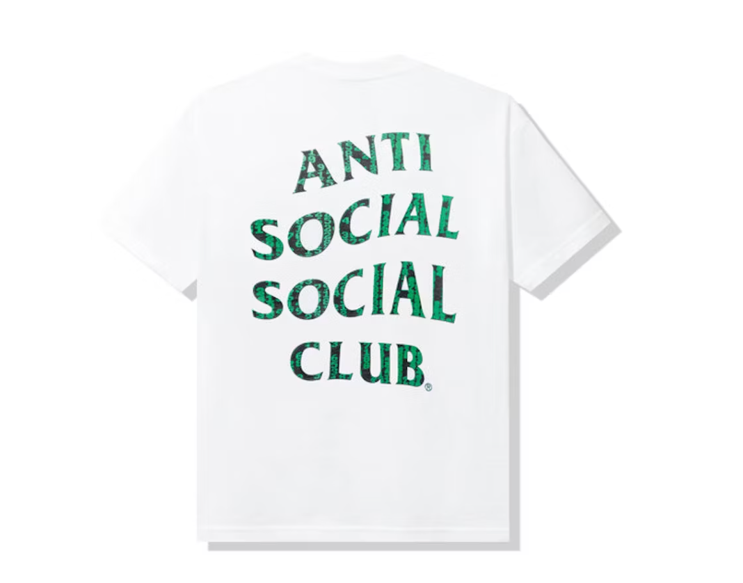 Anti Social Social Club Glitch T-shirt White