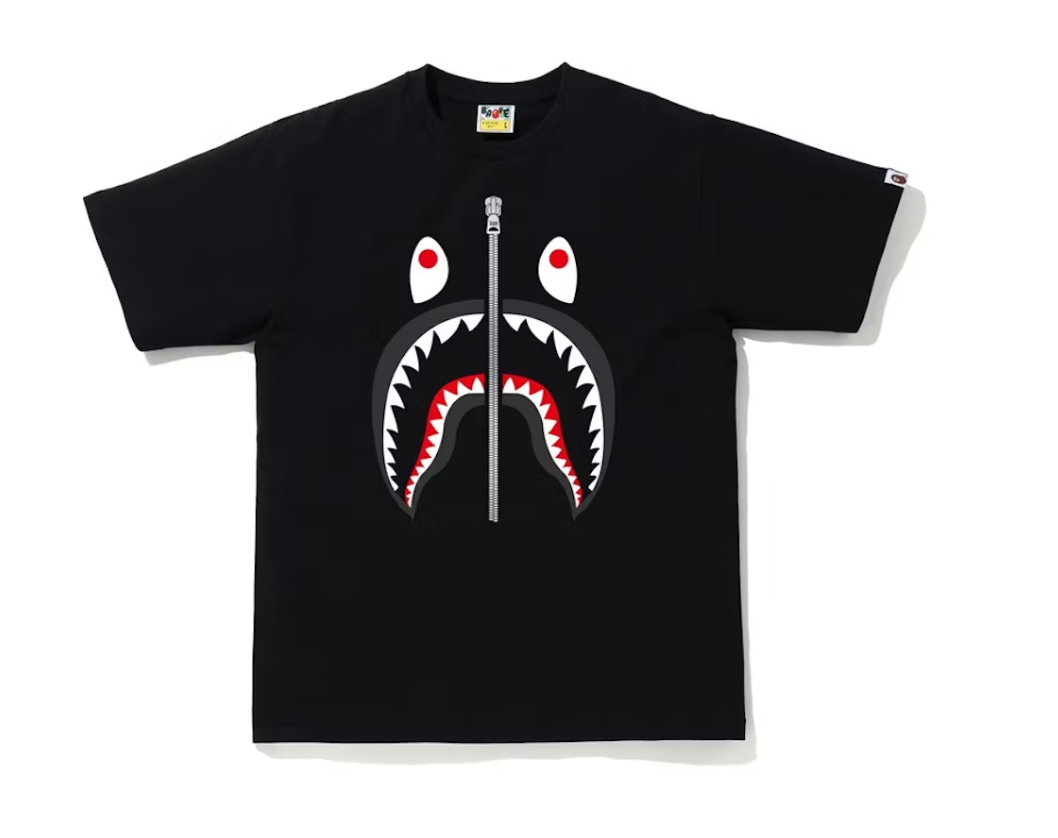 BAPE Shark Tee (SS20) Black/Grey