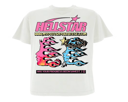 Hellstar Pixel T-Shirt White