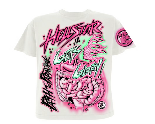 Hellstar No Guts No Glory T-Shirt White