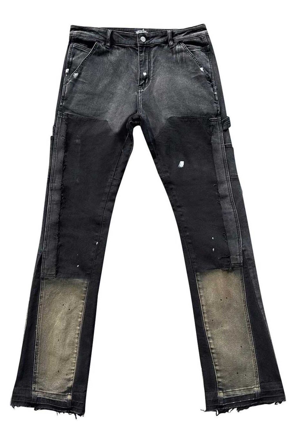 TRIPLE SEVENS FLARED JEANS BLACK