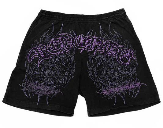 REVENGE X ROLLING LOUD ARCANE SHORTS BLACK