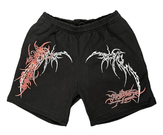 REVENGE ROLLING LOUD TEMPLE SHORTS BLACK