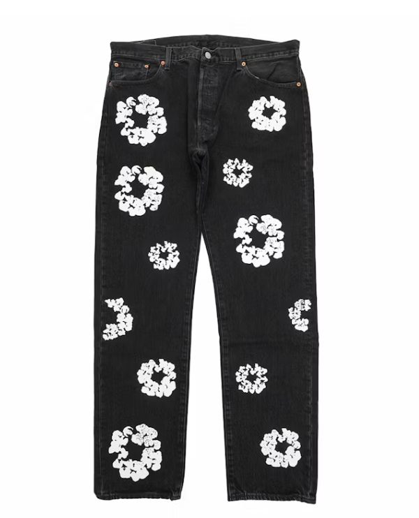 Denim Tears x Levi's Cotton Wreath Jean Black