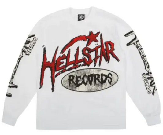 White Hellstar Studio records L/S T-Shirt