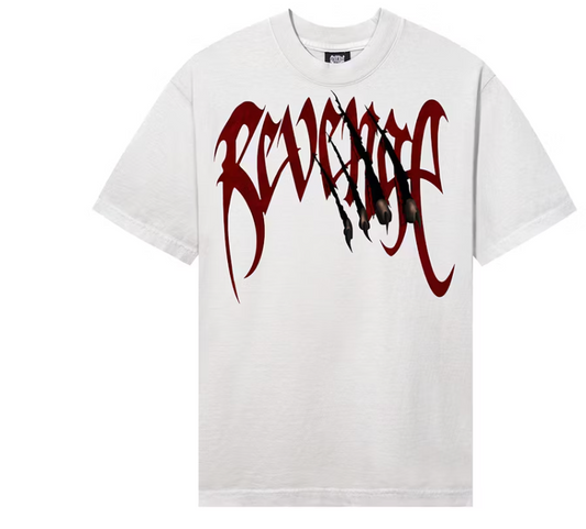 Revenge x City Morgue Arch Logo Claw Tee Cement