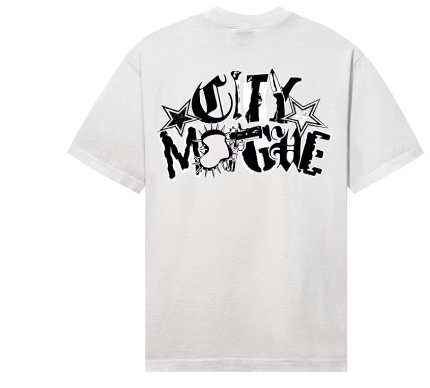 Revenge x City Morgue Arch Logo Claw Tee Cement