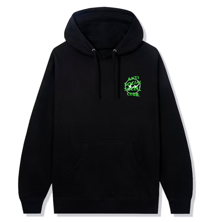 Anti Social Social Club x Fragment Precious Petals Hoodie (FW22) Black Green