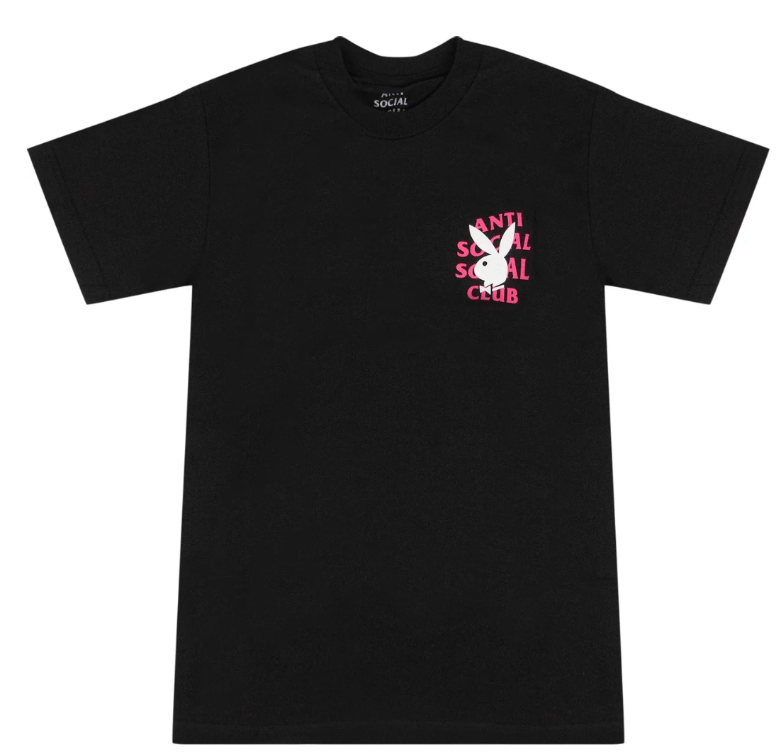 Anti Social Social Club Playboy Remix Black Tee