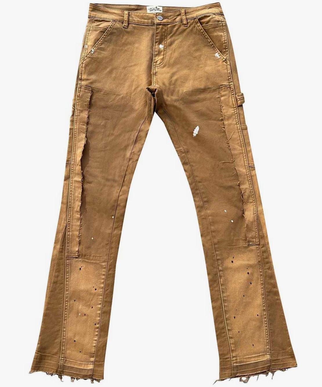 TRIPLE SEVENS FLARED JEANS KHAKI