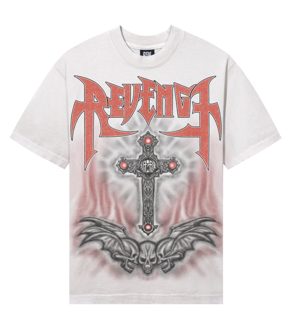 REVENGE AIRBRUSH METAL TEE CEMENT