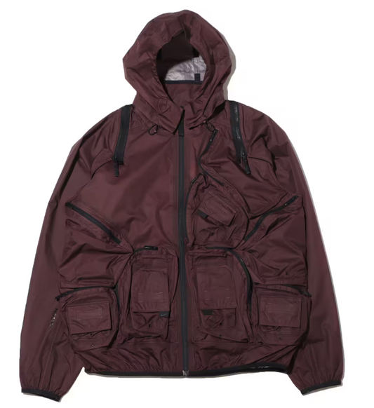 NIKE M NRG NOCTA TRACK JACKET DR DARK WINE/BLACK/BLACK