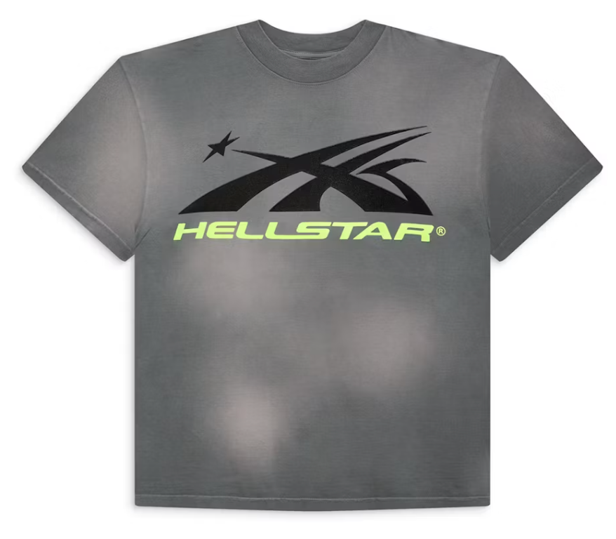 Hellstar Sports Core Logo Gel T-Shirt Grey