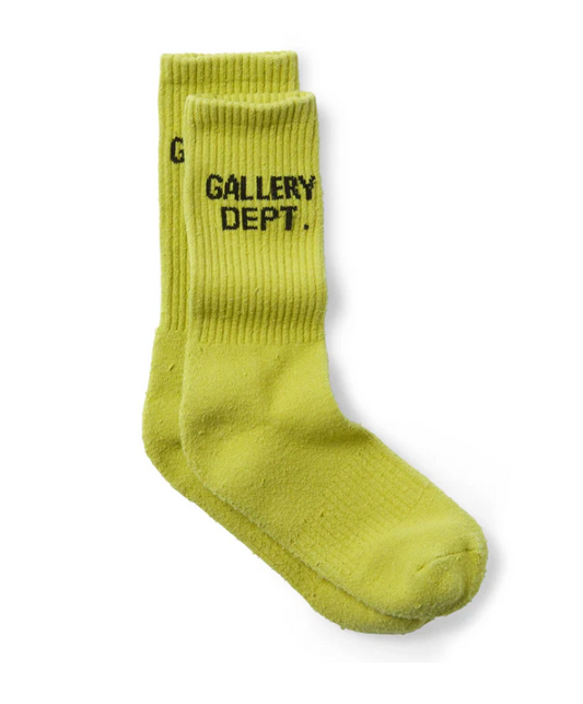 Gallery Dept. Clean Socks (flo yellow)